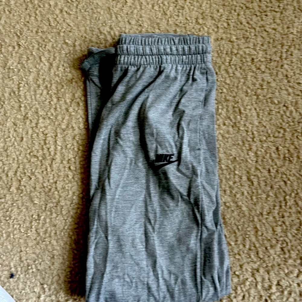 Nike Youth Large Gray Joggers. Practically brand new.